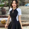 Đồ bơi nữ kín đáo liền thân chân váy