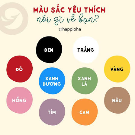 Màu sắc được yêu thích